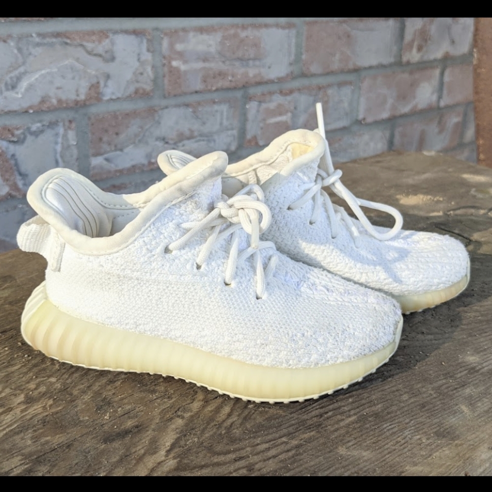 Adidas Yeezy Boost 350 v2 Cream Triple White Kids